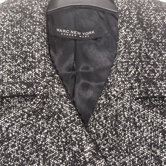 Marc New York Andrew Marc Tweed Short Wool Peacoat Jacket - Picture 9 of 10